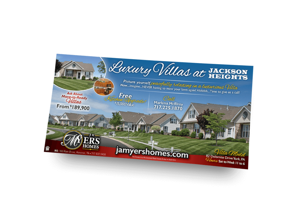 Luxury Villas Newspaper Ad