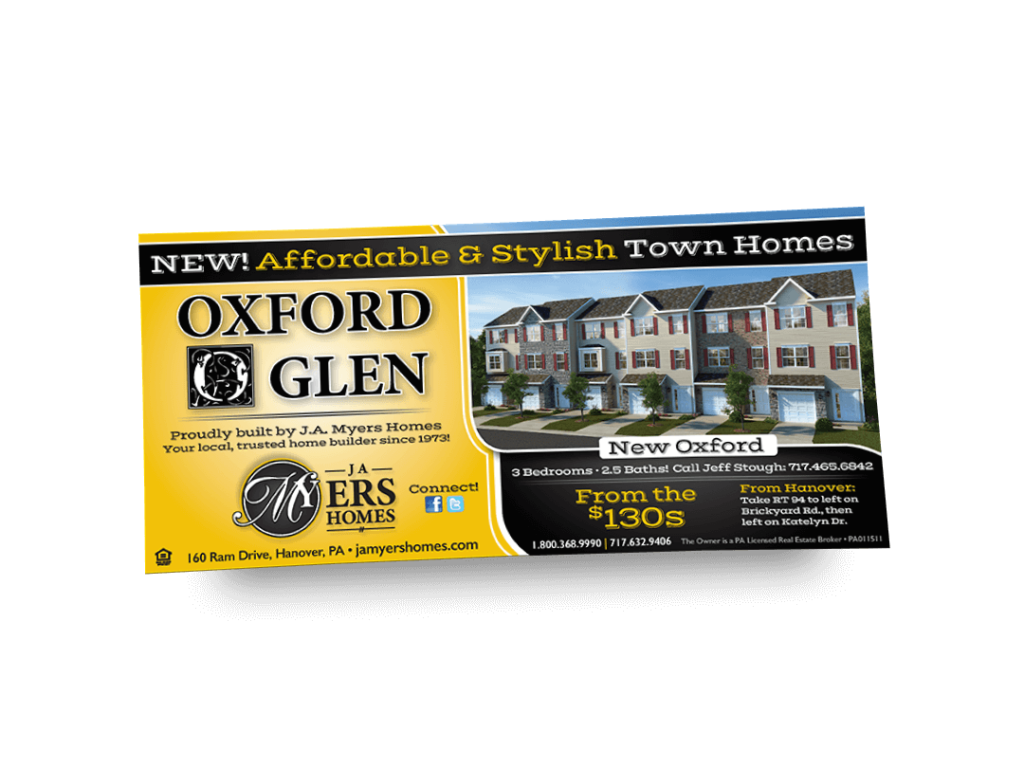 Oxford Glen Newspaper Ad