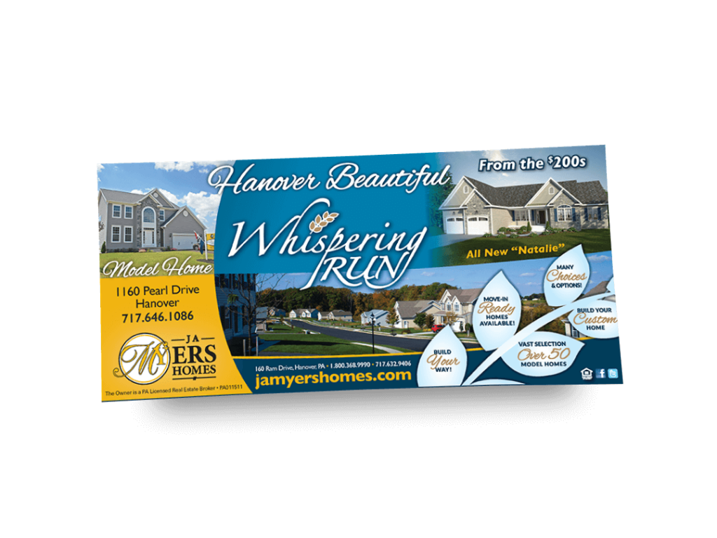 Whispering Run Newspaper Ad