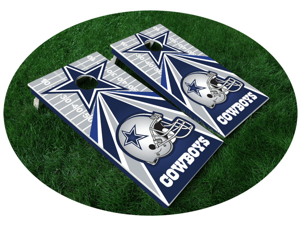Cowboys Cornhole Board Designs