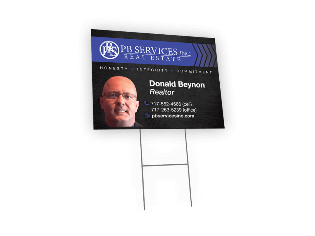 PB Services Real Estate Sign